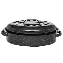 Cocotte ovale en acier carbon 38x26cm - 0508 - WARMCOOK