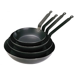 Poêle tôle 24 cm - 5020.24 - Coupe Lyonnaise - DE BUYER