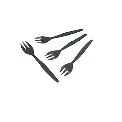 Lot de 4 fourchettes à huitres inox - 251036 - METALTEX