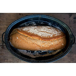 Cocotte ovale en acier carbon 46x31cm - 0509 - Roaster Graniteware - WARMCOOK pas cher