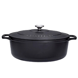 Cocotte ovale en fonte émaillée 25cm noire sublime - puc472501 - CHASSEUR