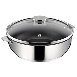 Sauteuse inox 28 cm + couvercle - 12138032028 - Salvaspazio+ - LAGOSTINA