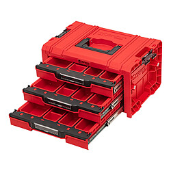 Qbrick system mallette à outils 3 tiroirs - Rouge