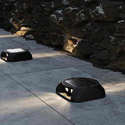 Barcelona LED Lampe LED solaire d'extérieur - 3000K - 4 LED - 15 lm - IP65- Blanc Chaud