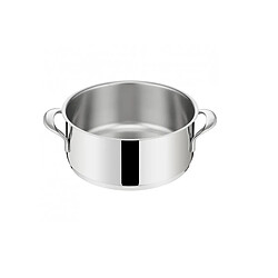 Acheter Faitout inox 24cm avec couvercle - 011204032424 - Emozione - LAGOSTINA