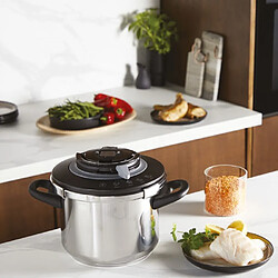 Autocuiseur inox 4.5l - P4550600 - Clipso + Chef - SEB pas cher