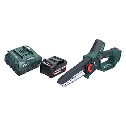Metabo MS 18 LTX 15 Scie à élaguer sans fil 18 V 15 cm 5 m/s + 1x batterie 4,0 Ah + chargeur