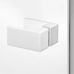 Acheter OTITEC Cabine de douche 80x80cm 2 portes pivotantes,SANTORINI WHITE, blanc,acces d'angle