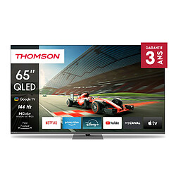 Thomson 65” (165 Cm) Qled 4k Uhd Google TV Pro, Google Assistant, 144 Hz, Pied Pivotant