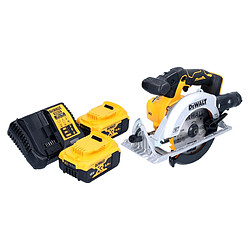DeWalt DCS 565 P2 Scie circulaire 18 V 165 mm Brushless + 2x batterie 5,0 Ah + Chargeur