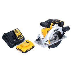 DeWalt DCS 565 D1 Scie circulaire portative sans fil 18 V 165 mm Brushless + 1x batterie 2,0 Ah + Chargeur