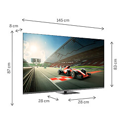 Thomson 65” (165 Cm) Qled 4k Uhd Google TV Pro, Google Assistant, 144 Hz, Pied Pivotant
