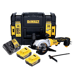 DeWalt DCS 571 M2 Scie circulaire portative sans fil 18 V 115 mm Brushless + 2x batterie 4,0 Ah + chargeur + TSTAK