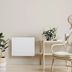 Warm Tech Radiateur inertie céramique 1000 W - IP24 - Fil pilote 6 ordres pas cher