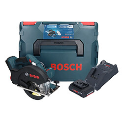 Bosch GKM 18V-50 Professional Scie circulaire portative métal sans fil 18 V 136 mm Brushless + 1x batterie ProCORE 4,0 Ah + chargeur + L-Boxx