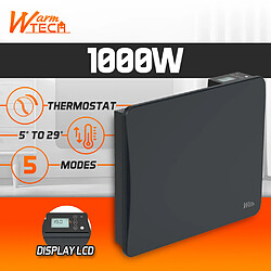 Warm Tech Radiateur inertie céramique 1000 W - IP24 - Fil pilote 6 ordres.