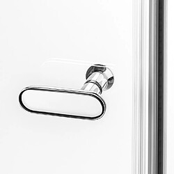 Avis OTITEC Porte de douche battante 170 cm chrome CORFOU CHROME