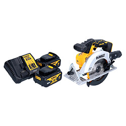 DeWalt DCS 565 M2 Scie circulaire portative sans fil 18 V 165 mm Brushless + 2x batterie 4,0 Ah + Chargeur