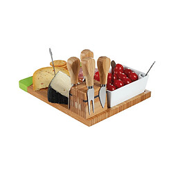 Avis Livoo Plateau en bambou pour apéritif et fromage - 10 pièces