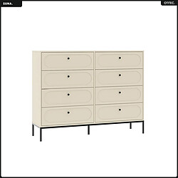 Otitec Commode 8 tiroirs - Noir