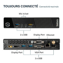 Avis Lenovo M83 Tiny - Core i5 - 512GO SSD - 16GO RAM - Mini PC / Ordinateur de bureau · Reconditionné