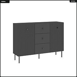 OTITEC Commode - H.98 x L.135 x P.42 - OSMA - NOIR