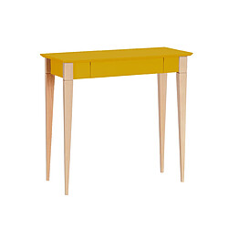 Ragaba Bureau d’appoint avec tiroir - Jaune