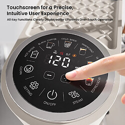 Avis Machine à Café Semi-Automatique HiBREW H13 - Écran Tactile - Pression 20 Bars - Modes de Préparation Multifonctions