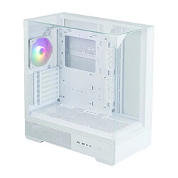 Boitier sans alimentation - ZALMAN P40 Prism Plus - Moyen tour - Format ATX - Blanc