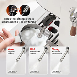 Acheter Machine à Café Semi-Automatique HiBREW H13 - Écran Tactile - Pression 20 Bars - Modes de Préparation Multifonctions