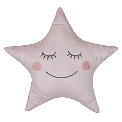 Linnea Coussin STELLA forme étoile 37x44 cm 100% polyester Rose