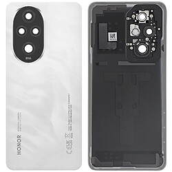 Honor Cache Batterie Original pour Smartphone Honor 200 Pro Plastique Rigide Blanc / Noir