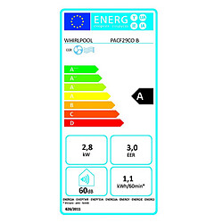 Climatiseur mobile 2800w 35m2 - PACF29COB - WHIRLPOOL