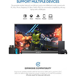 Arzopa Monitor 16" LED-Ecran Portable Z1RC