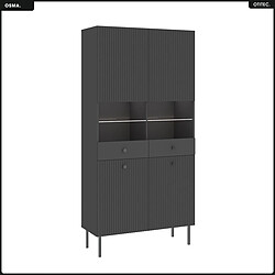 Otitec armoire vitrine - Noir