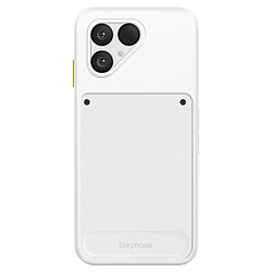 Fairphone Coque Originale pour Fairphone 6 en Silicone Semi Rigide Contours Renforcé Blanc