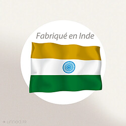 Linnea Housse de coussin coton fil teint 40x60 cm HONO DÉCO noir caviar pas cher