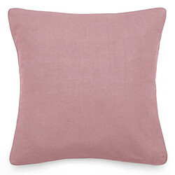 Linnea Housse de coussin 45x45 cm 50% lin et 50% coton collection OPERA DECO rose