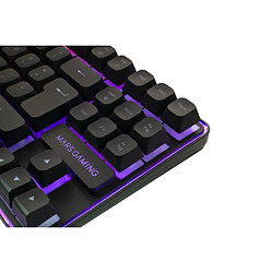 Mars Gaming MCPWTKLES clavier Souris incluse FR sans fil +USB QWERTY Espagnole Noir