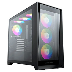 Boîtier ATX semi-tour KEEP OUT XC-911 PRO MASTER Noir