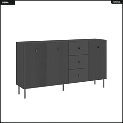 OTITEC Commode - H.98 x L.179 x P.42 - OSMA - NOIR