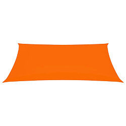 Helloshop26 Voile toile d'ombrage parasol tissu oxford rectangulaire 2,5 x 4 m orange 02_0009570