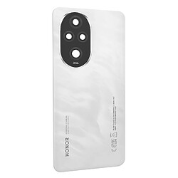 Avis Honor Cache Batterie Original pour Smartphone Honor 200 Pro Plastique Rigide Blanc / Noir