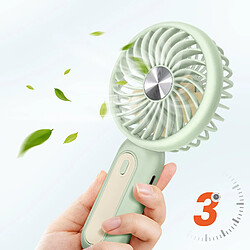 Avis LinQ Ventilateur Portable Silencieux 3 Vitesses avec Batterie et Support Téléphone Vert