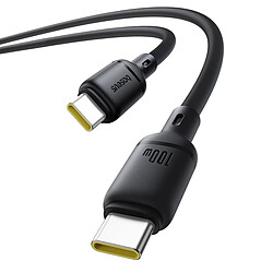 Avis Câble Baseus Silky Series Charge Rapide Type-C 100W 1m Noir