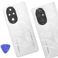 Acheter Honor Cache Batterie Original pour Smartphone Honor 200 Pro Plastique Rigide Blanc / Noir