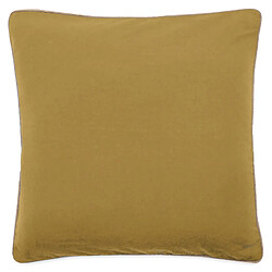 Linnea Housse de coussin coton fil teint 45x45 cm HONO DÉCO marron houblon