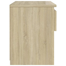Avis Decoshop26 Table de chevet avec tiroir - Chêne
