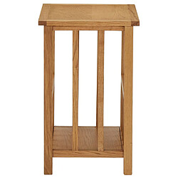 Avis Decoshop26 Porte-revues table d'appoint - Marron