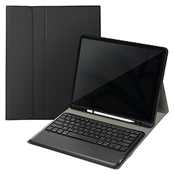 Avizar Clavier QWERTY Bluetooth pour iPad Pro 12.9 et Air 13 avec Étui Clapet Noir